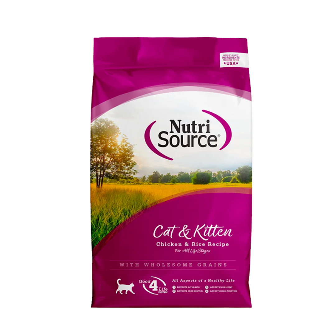 Nutrisource Cat & Kitten Pollo Y Arroz 4 Lb