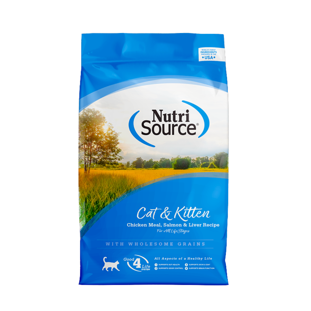 Nutrisource Cat & Kitten Pollo Salmon E Higado 4 Lb