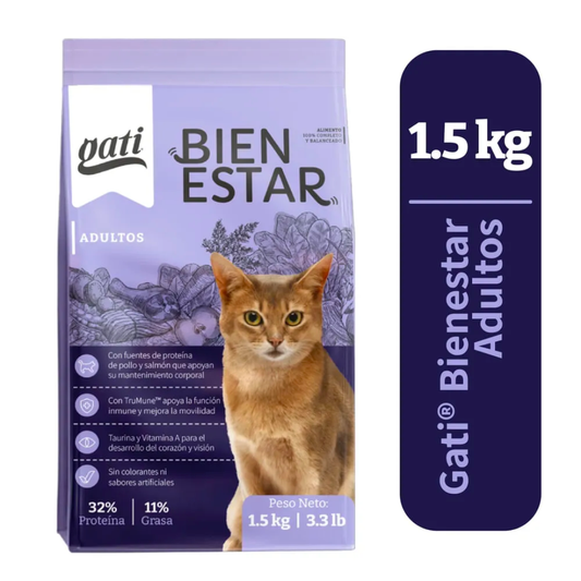 Gati Bienestar Gato Adulto 1.5 Kg