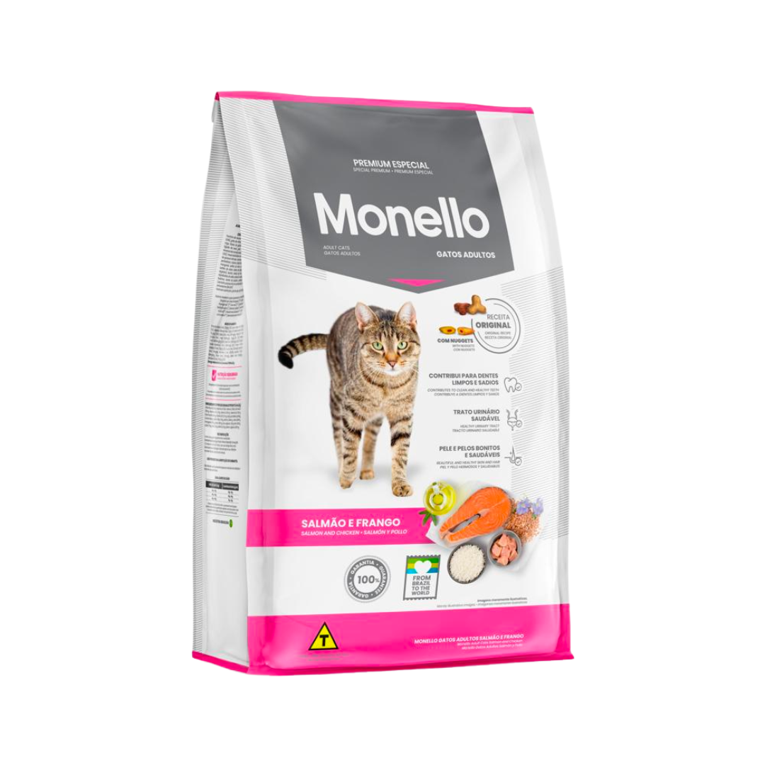 Monello Salmon Y Pollo 15 Kg