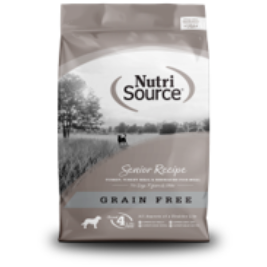 NUTRISOURCE GRAIN FREE SENIOR 4 LB