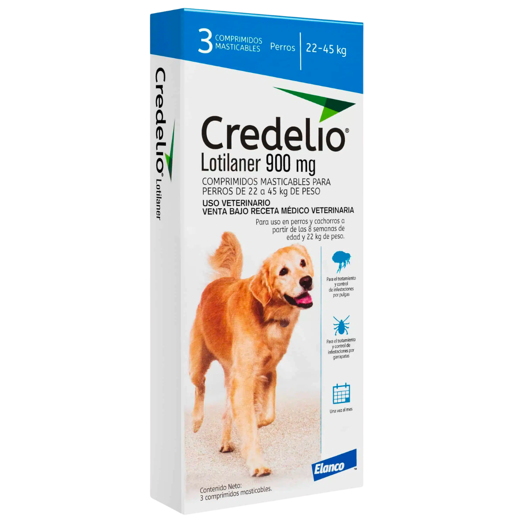 Credelio 22/45 Kg Caja (Azul)