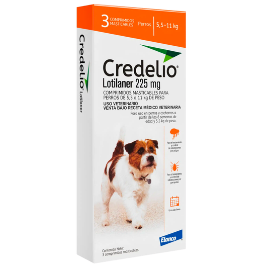 Credelio 5.5/11 Kg Caja (Naranja)
