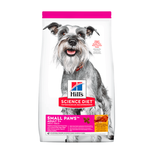 Hills Diet Senior Small Paws 4.5 Lb